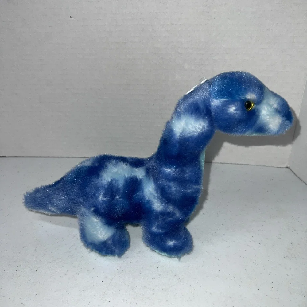 Aurora Blue Dinosaur Plush Brachiosaurus 8.5